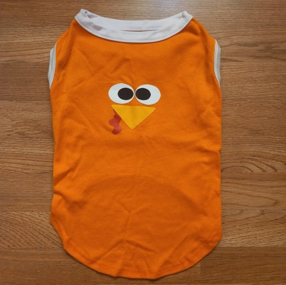 Petitebella Turkey Face Dog Shirt XXL 25-32 Lbs Dog NEW
